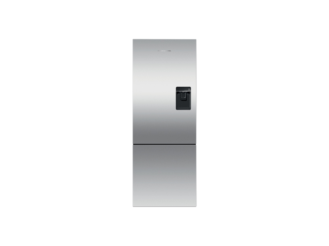 FISHER & PAYKEL 403L ICE & WATER STAINLESS STEEL FRIDGE FREEZER image 0