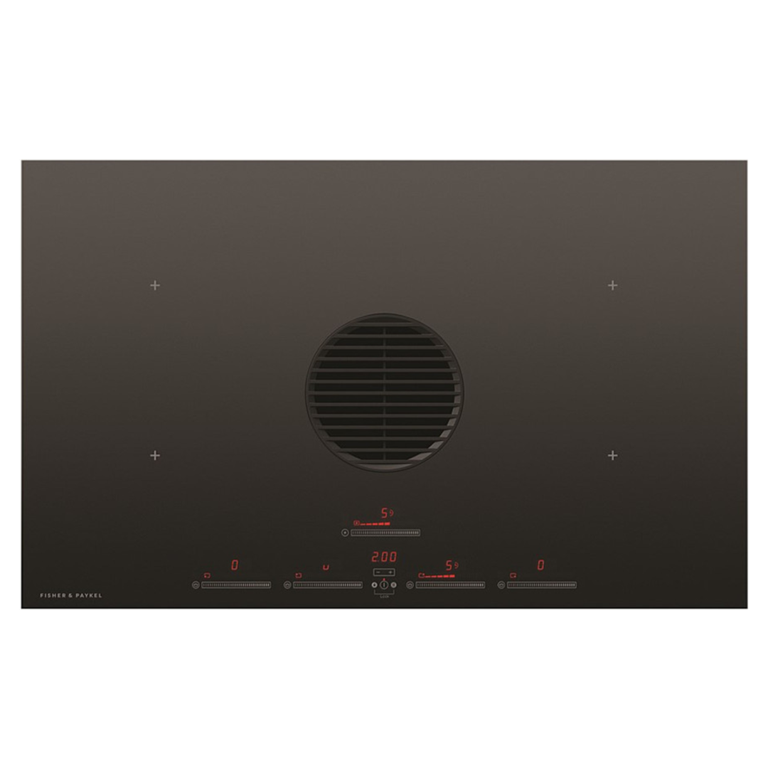 FISHER & PAYKEL 83CM 4 ZONE INDUCTION COOKTOP WITH INTEGRATED VENTILATION image 0