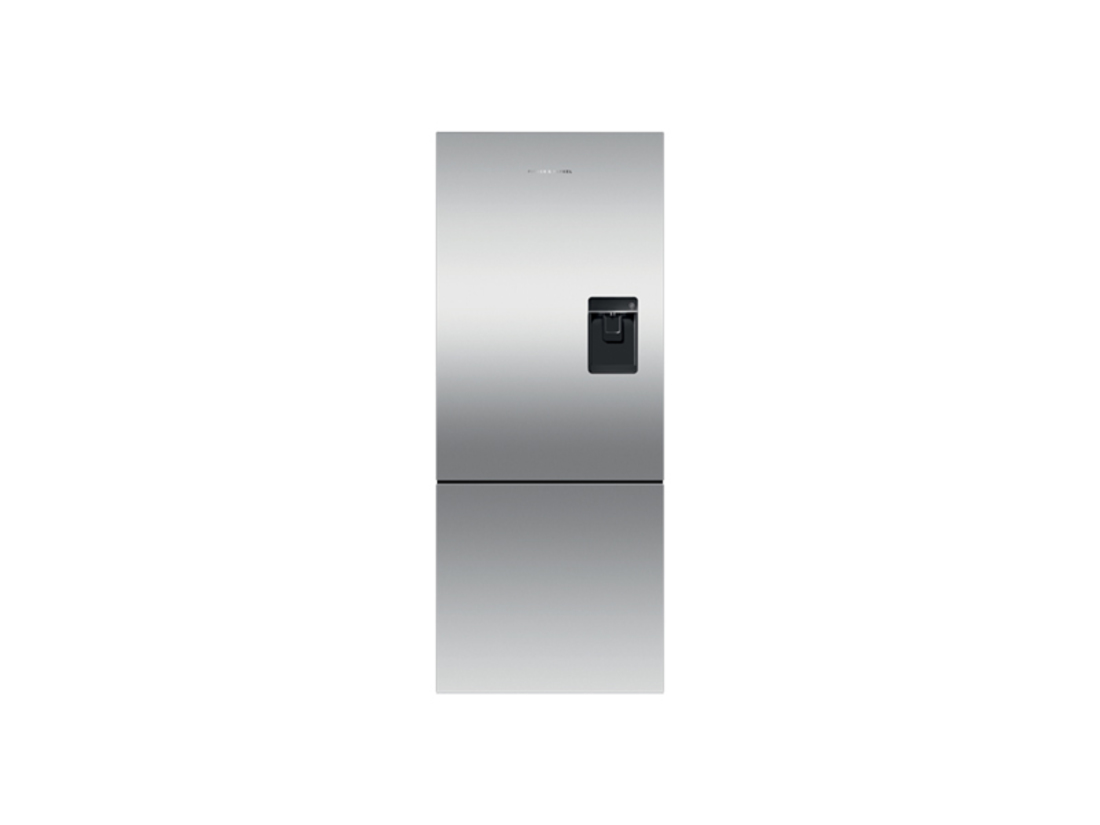 FISHER & PAYKEL 442L ICE & WATER STAINLESS STEEL FRIDGE FREEZER image 0