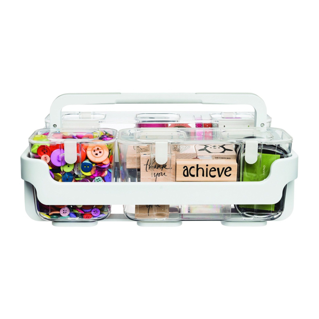 Stackable Caddy Organiser with 3 Containers image 4