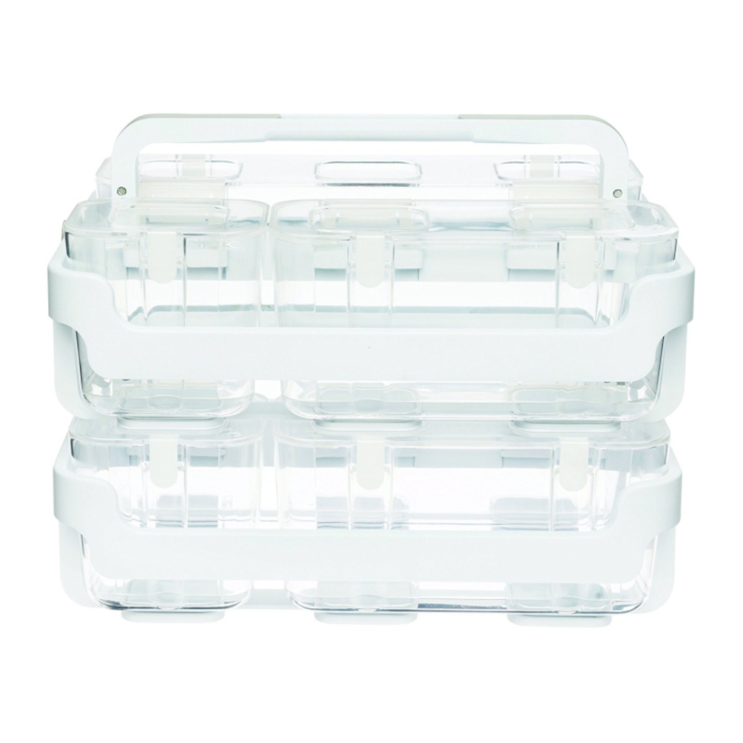 Stackable Caddy Organiser with 3 Containers image 6
