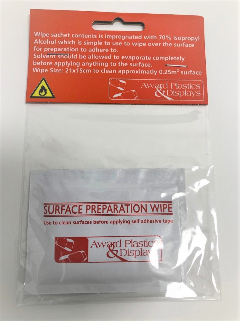 Surface Preparation/ Hygiene Wipe, Pack of 10 image 1