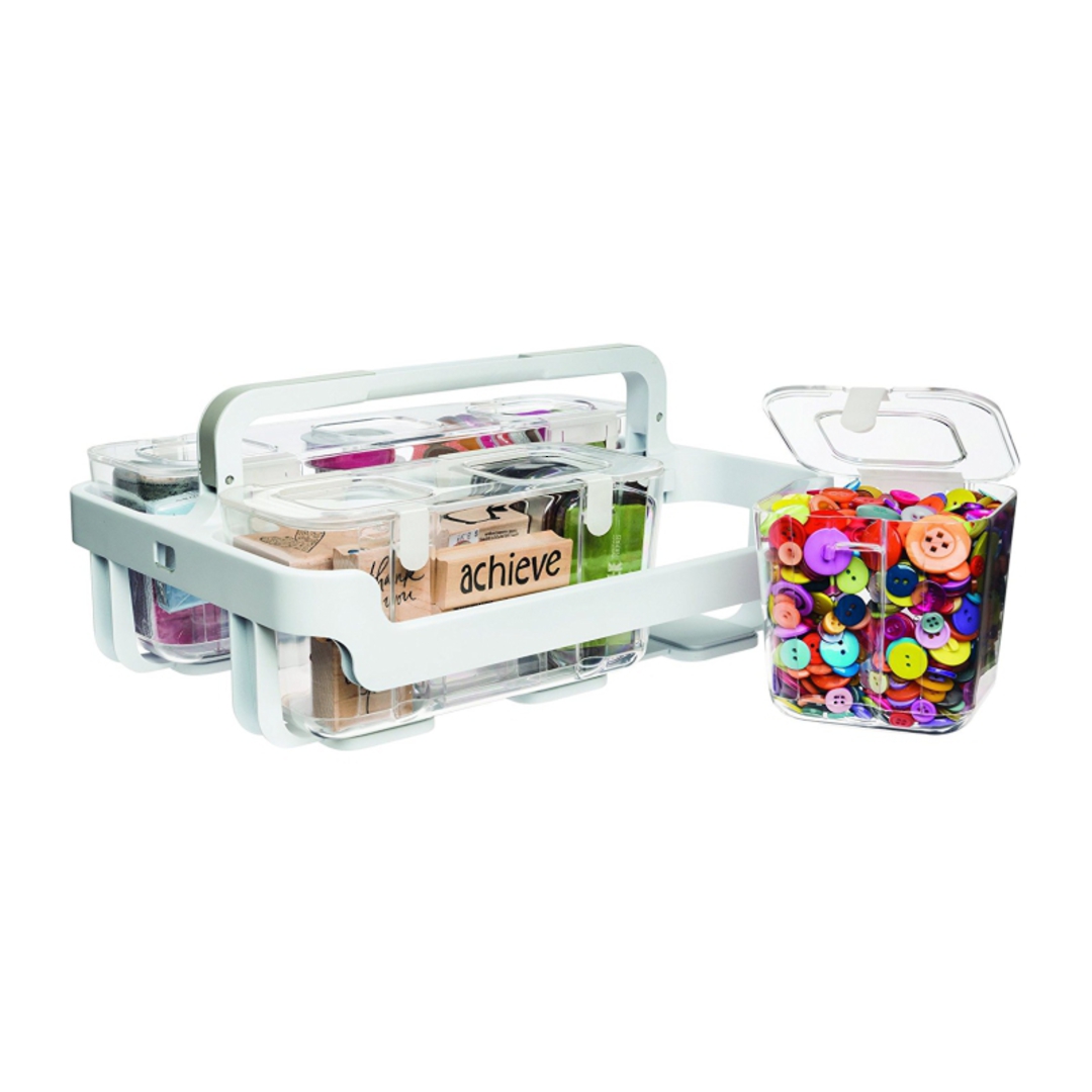 Stackable Caddy Organiser with 3 Containers image 1