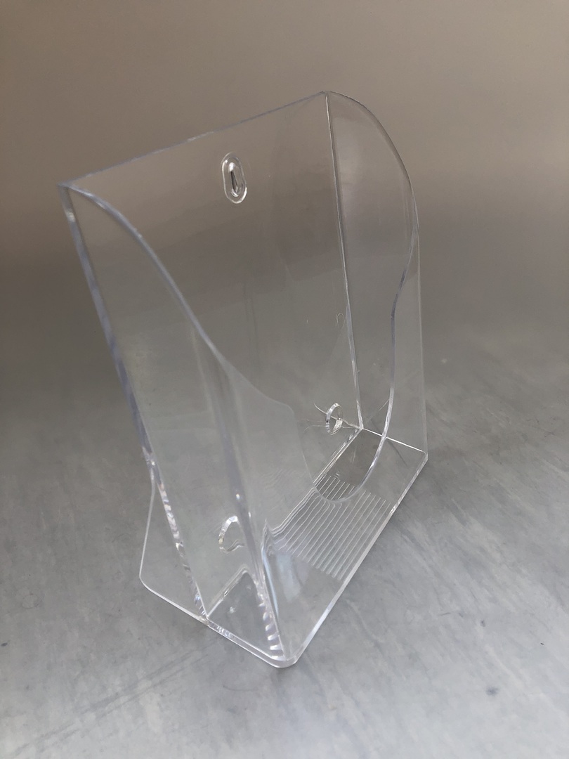 A5 Brochure Holder, Counter and wall mount clear image 1
