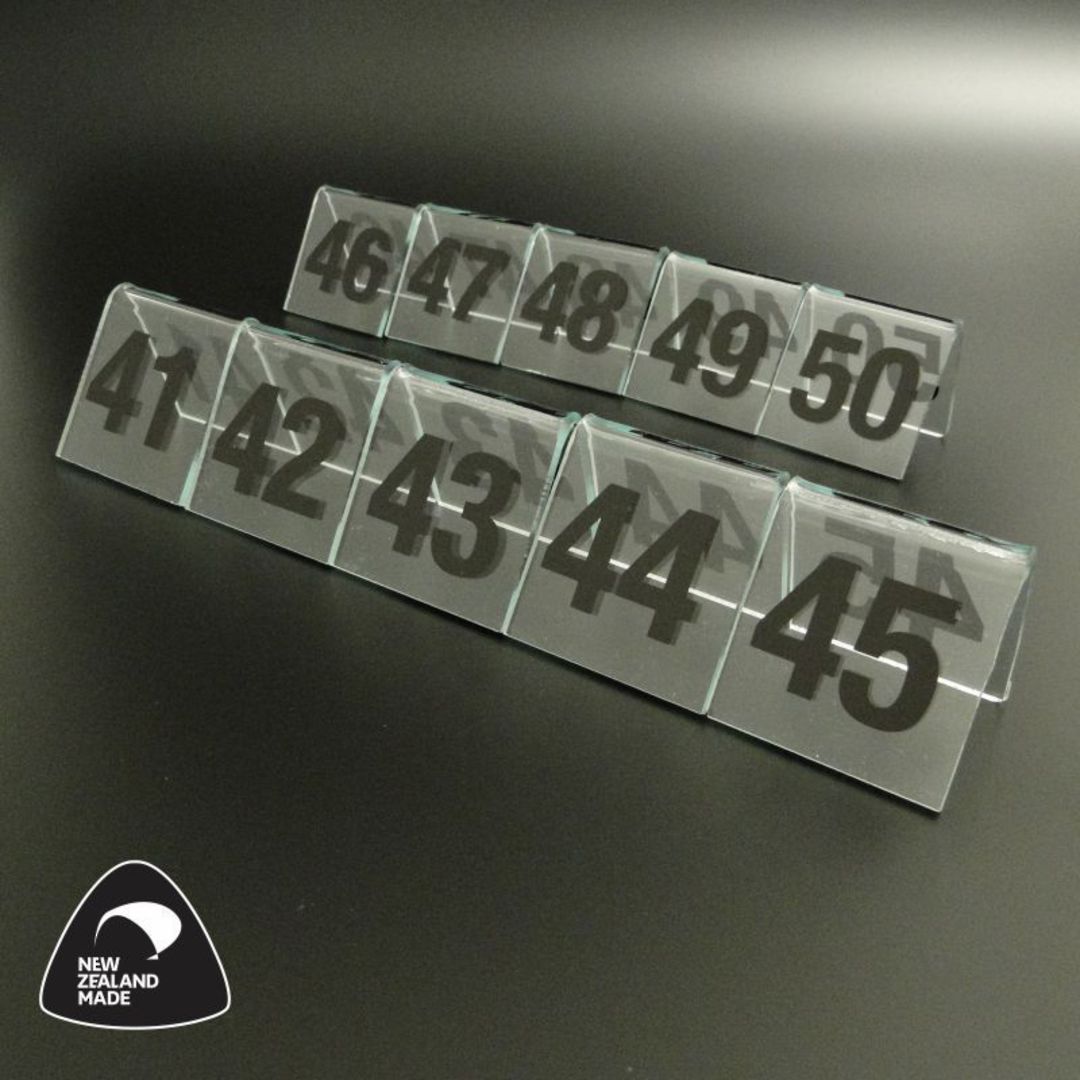 Clear Table Numbers 41-50 image 0