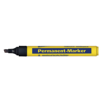 MARKER PERMANENT BLACK CHISEL TIP 1.5-5mm BLEISPITZ image 0
