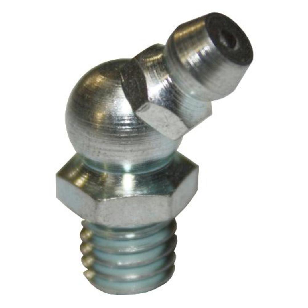 GREASE NIPPLE 1/8 BSP 45 DEGREE 10pk ALEMLUBE image 1