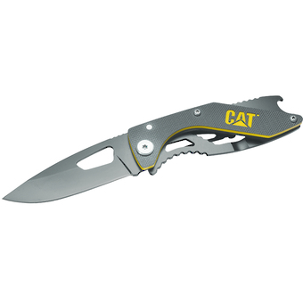 KNIFE POCKET FOLDING SKELETON 155mm CAT image 0