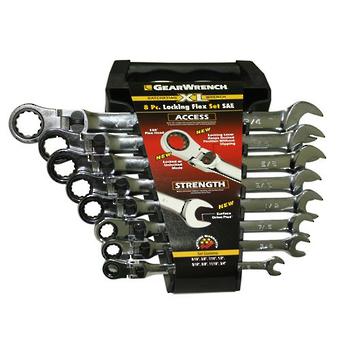 WRENCH RATCHET SET FLEXI LOCKING IMPERIAL GEARWRENCH image 0