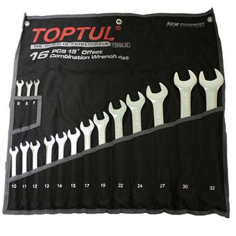 WRENCH R&OE SET 7-32mm 16pc TOPTUL image 0