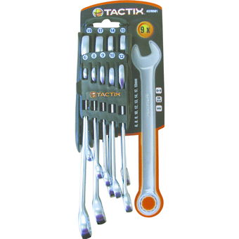 WRENCH R&OE SET 6-19mm 9pc TACTIX image 0