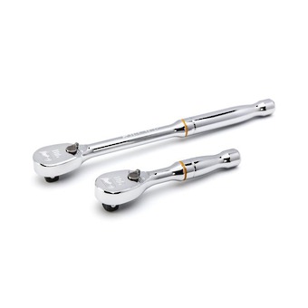 RATCHET SET 2pc 1/4 & 3/8" 90 TOOTH COMPACT GEARWRENCH image 0