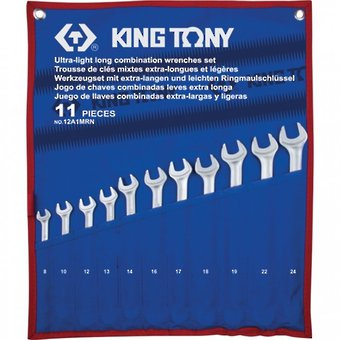 WRENCH R&OE SET LONG 8-24mm KING TONY image 0