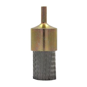 BRUSH DECARB END 25mm X 6mm SPINDLE JOSCO image 0