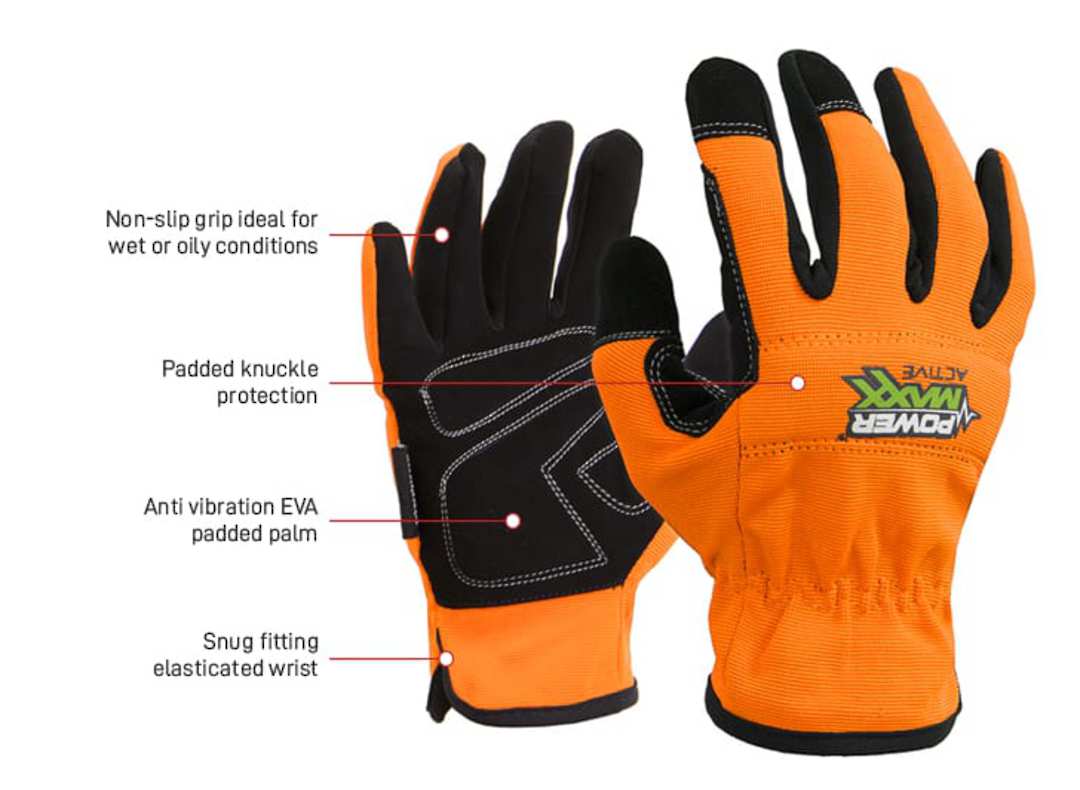 GLOVES POWER MAXX ACTIVE ANTI VIBRATION ESKO - LARGE image 0