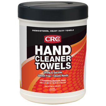 HAND CLEANER TOWELS 72pk CRC image 0