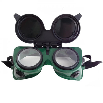 SAFETY GOGGLE WELDING ROUND FLIP FRONT image 0