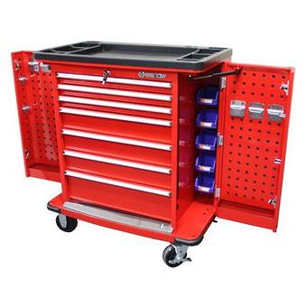 TOOL BOX ROLL CAB 7 DRAWER WITH SIDE COMP image 0
