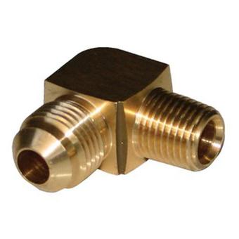 FLARE MALE ELBOW 3/8 x 3/8 BRASS image 0