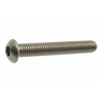 BUTTONHEAD SOCKET SCREW 1/4 x 1UNF STAINLESS image 0
