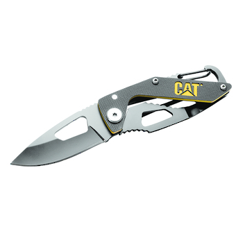 KNIFE POCKET FOLDING SKELETON 135mm CAT image 0