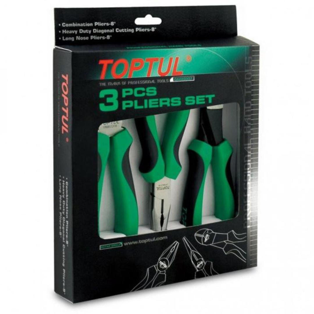 PLIER SET 3pc TOPTUL image 0