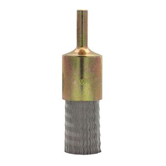 BRUSH DECARB END 19mm x 6mm SPINDLE JOSCO image 0