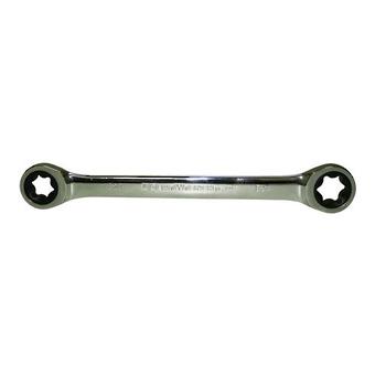 WRENCH RATCHET DOUBLE ENDED E20 x E24 GEARWRENCH image 0