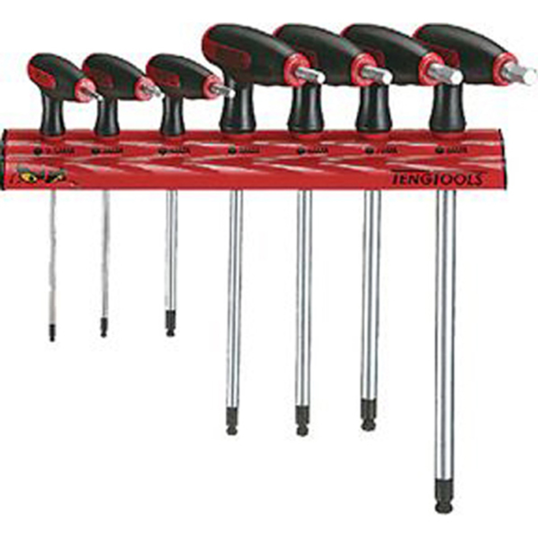 HEX KEY SET TEE IMPERIAL 3/32 - 5/16 TENG image 0