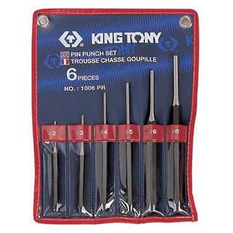 PUNCH SET PIN 6pc 2-8mm IN WALLET KING TONY image 0