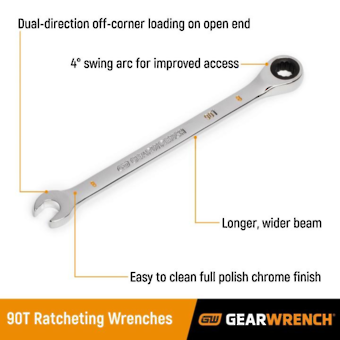 WRENCH RATCHET 10mm GEARWRENCH image 0