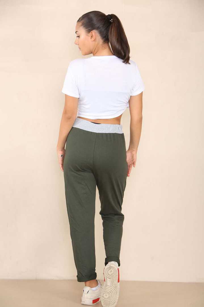 Marcella Floral Trousers Mustard 10-14 image 3