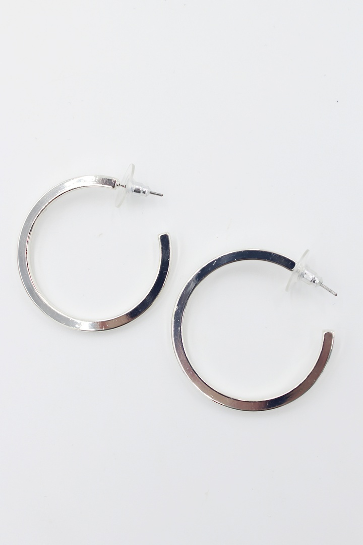 Urban Loop Earrings Silver image 0