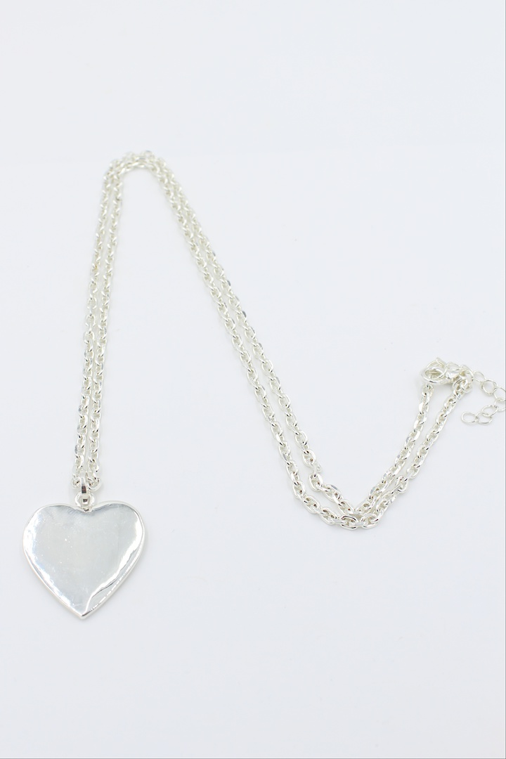 Milly Heart Necklace Silver image 0