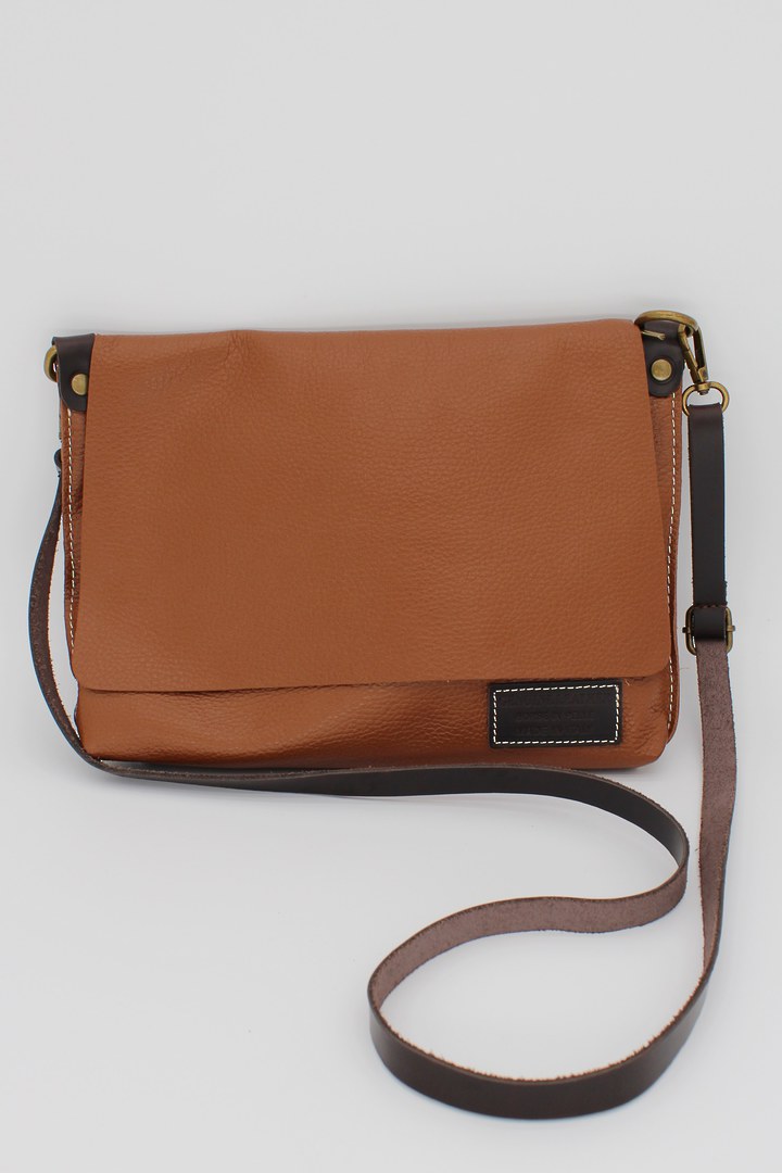 Devon Leather Bag Tan image 0