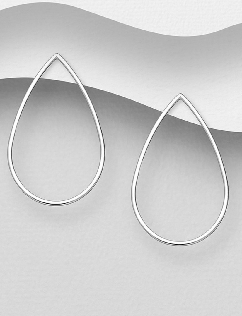 Sterling Silver Cone Earrings image 0