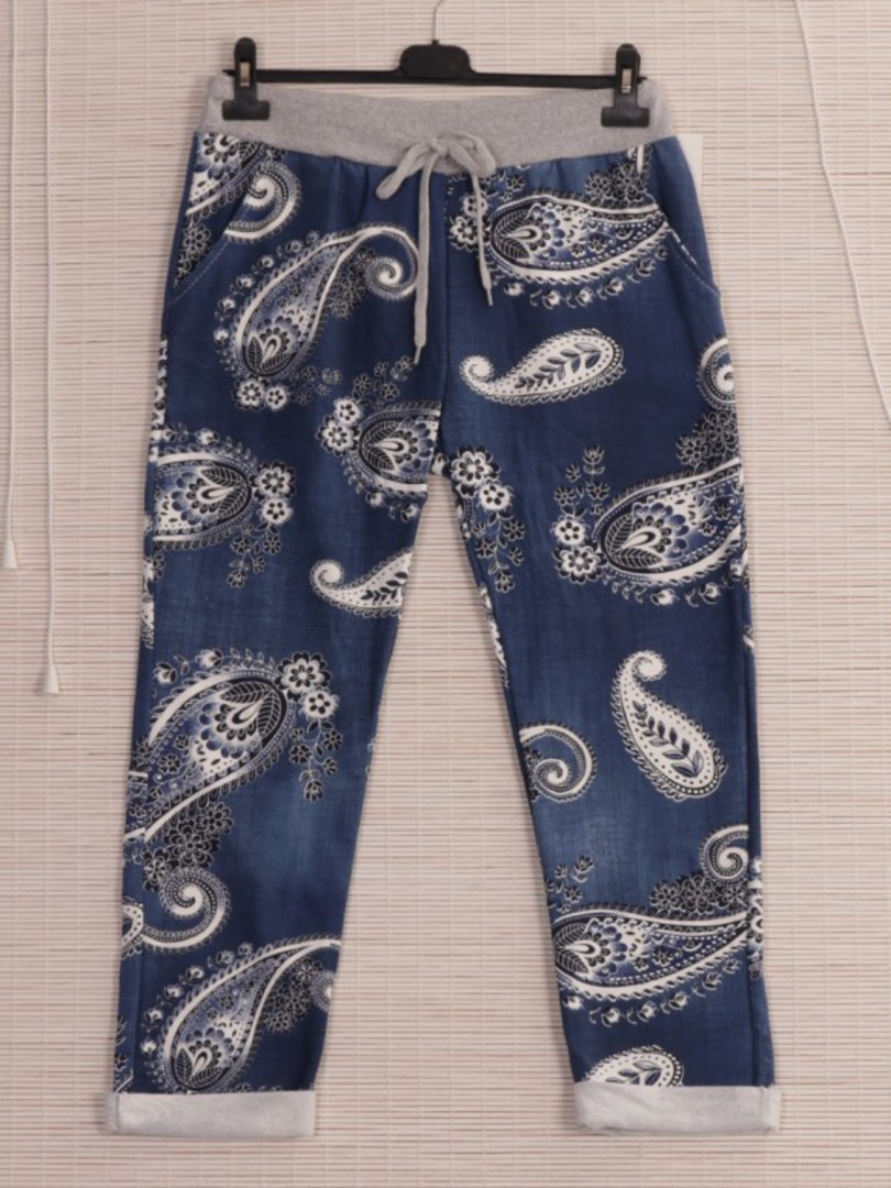 Denver Paisley Trousers Blue Size 14-18 image 0