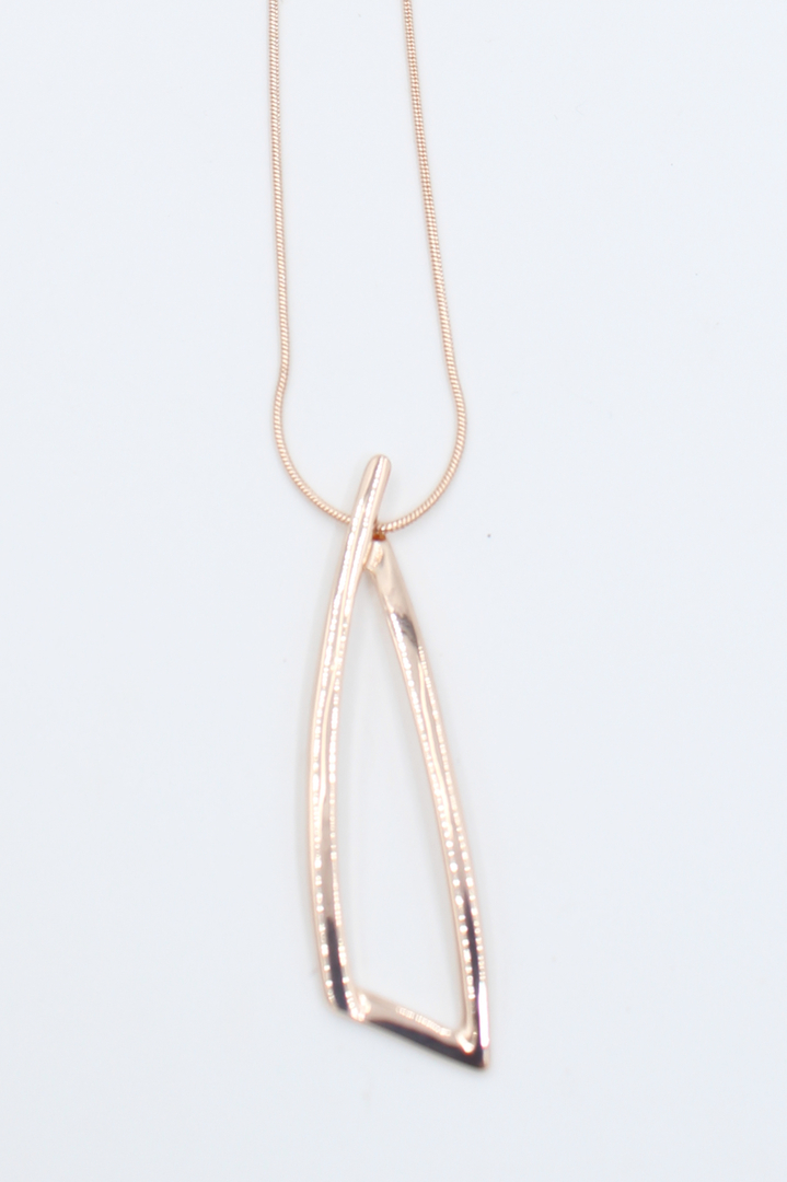 Twisted Triangle Necklace image 1