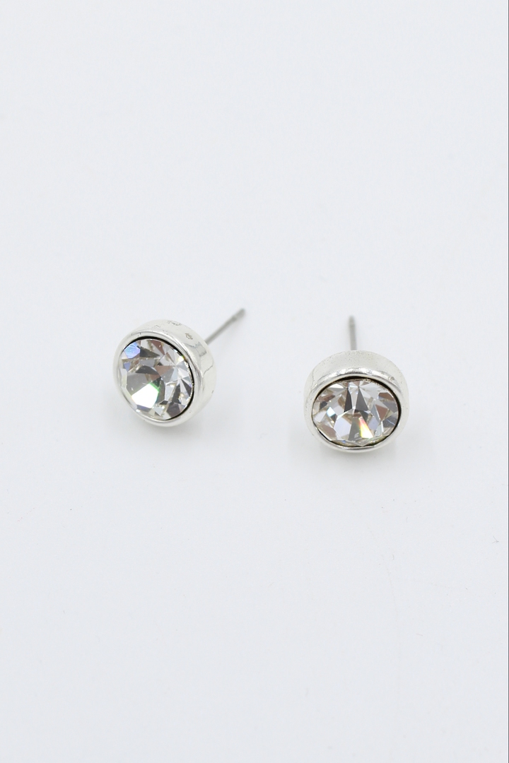 Carson Silver Stud Earring image 0