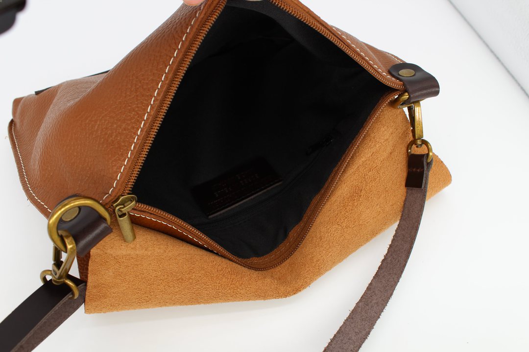 Devon Leather Bag Tan image 1