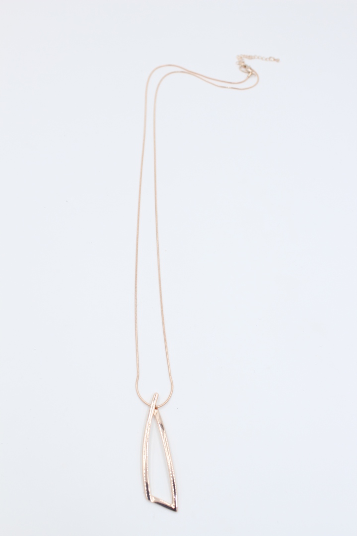 Twisted Triangle Necklace image 0