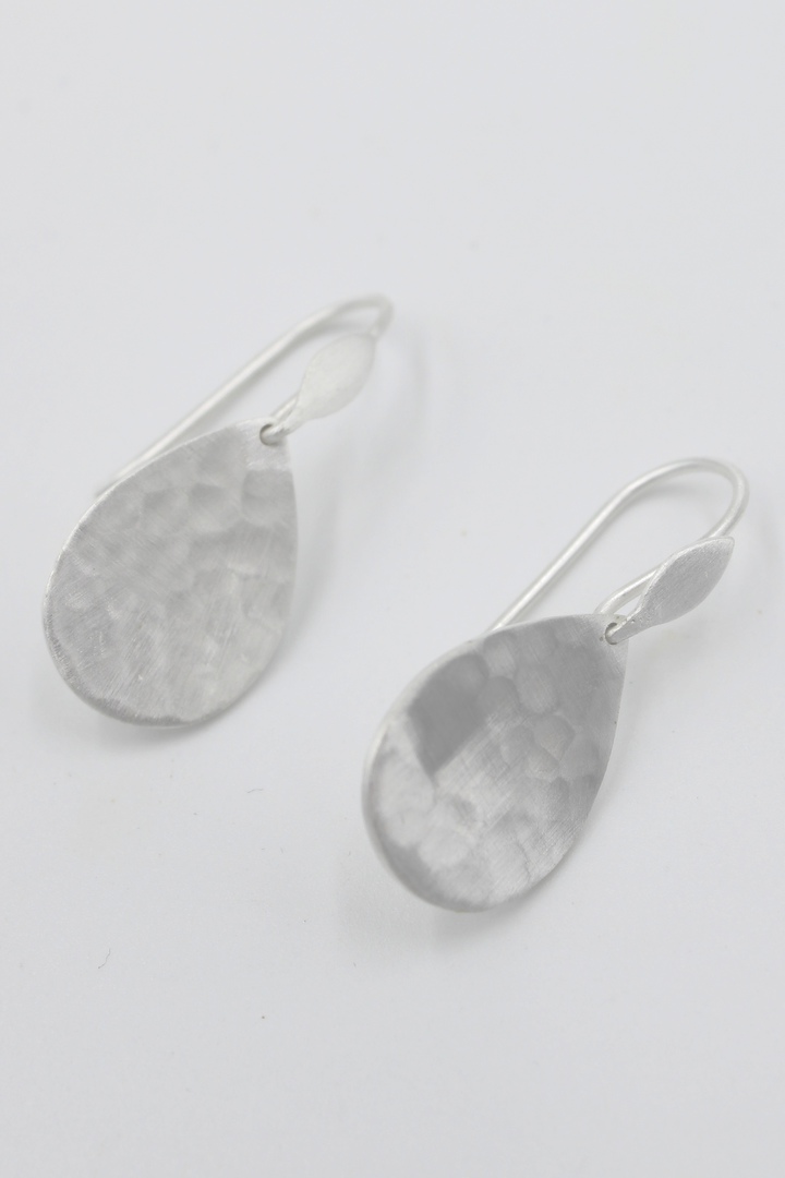 Dew Drop Silver Earrings image 0