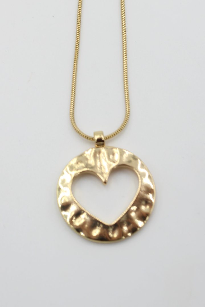 Stencil Heart Necklace image 1