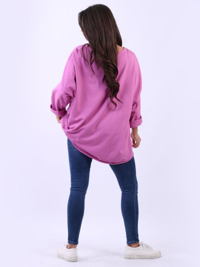 Rock Star Sweater Flamingo Pink image 3