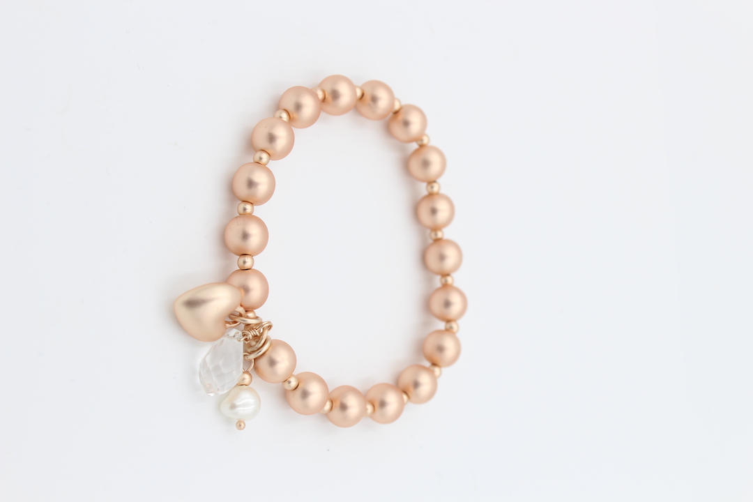 Baylee Pearl Rose Gold Bracelet image 0