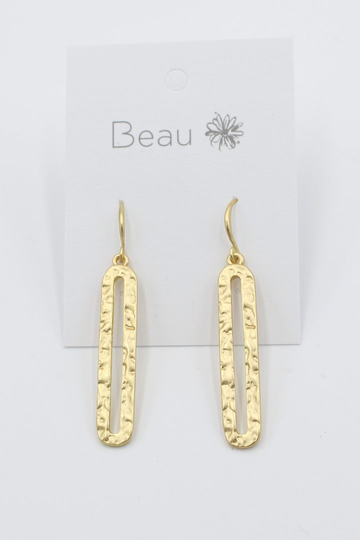 Tall Gold Earrings image 0