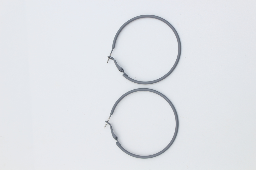 Smoky Loop Earrings image 0