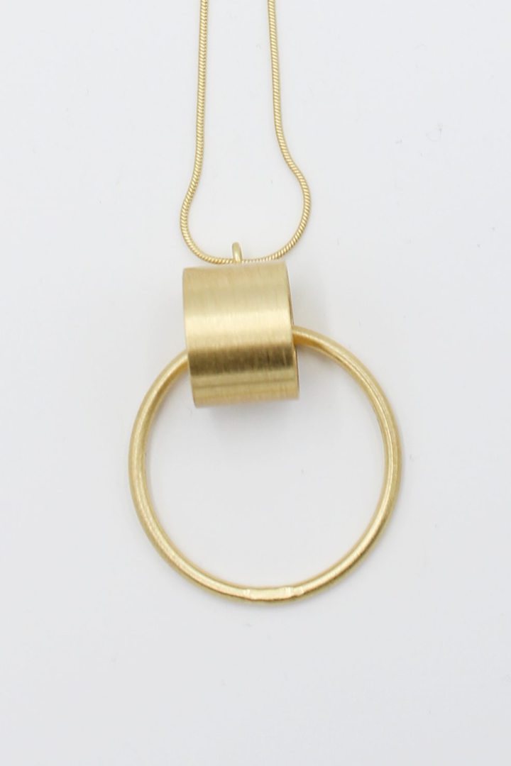 Gold Ringlet Necklace image 1