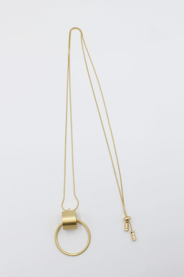 Gold Ringlet Necklace image 0