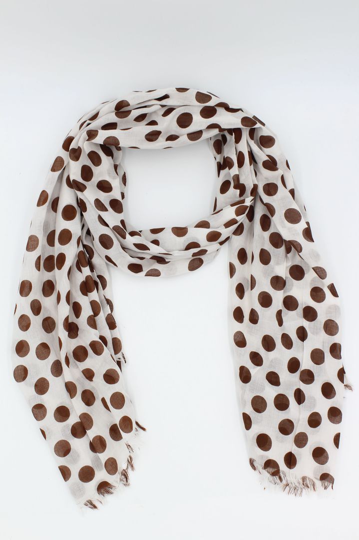 Chocolate Spotted Scarf image 0